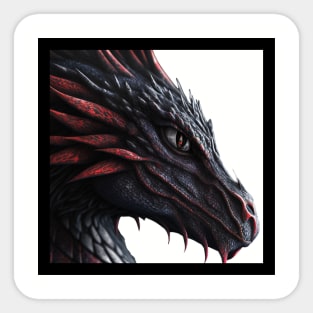 Red Dragon Sticker